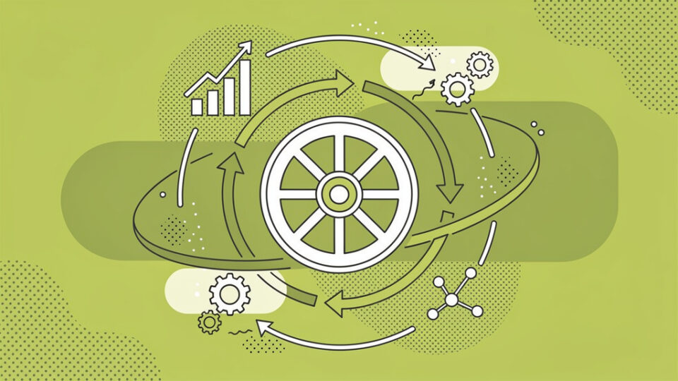 Model koła zamachowego: jak zbudować samonapędzający się wzrost firmy